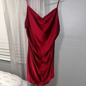 Hot Red Mini Dress!
